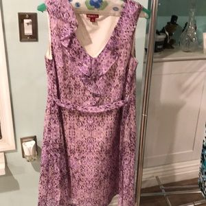 Purple patterned dress